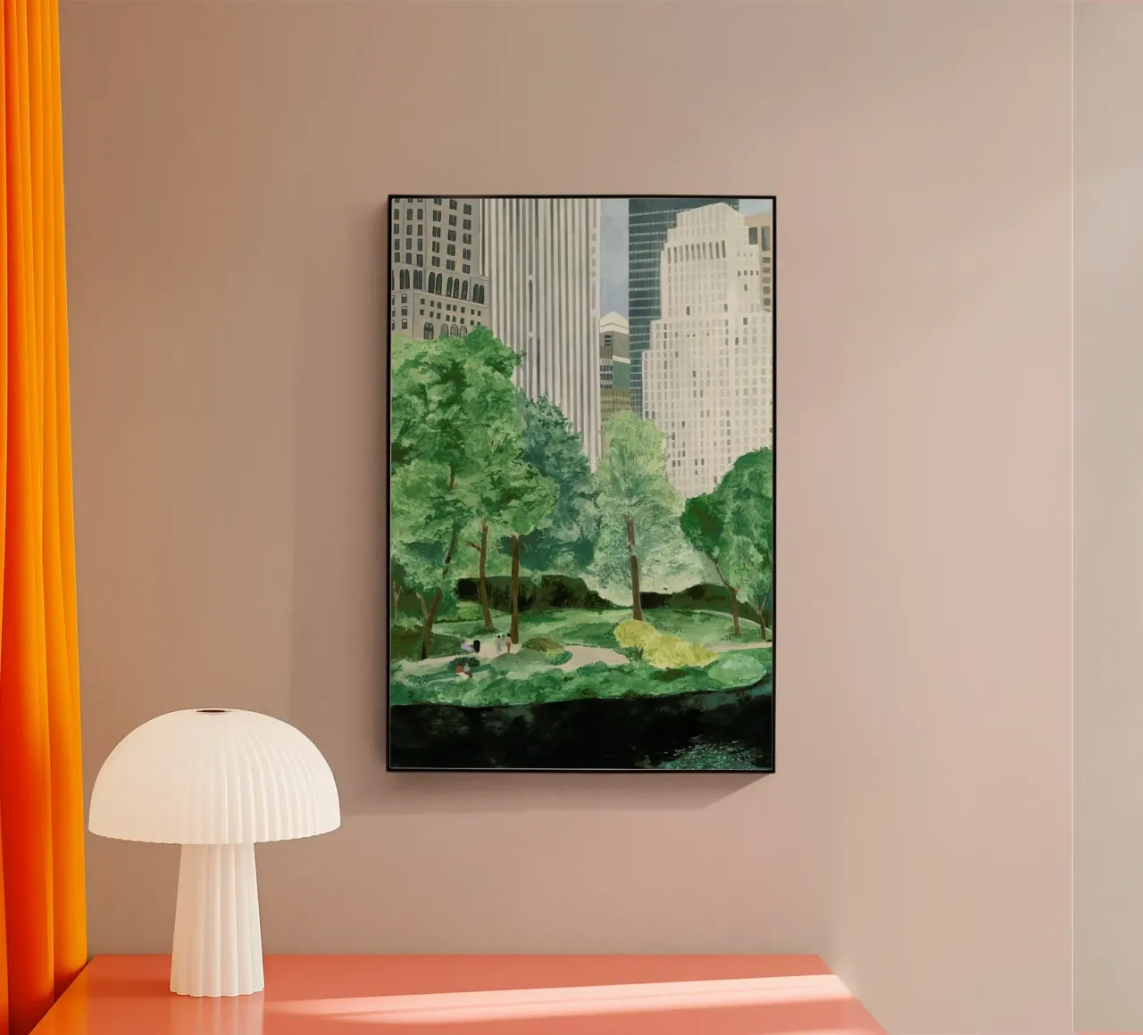 Central Park plexiglass da Isabelle Vandeplassche