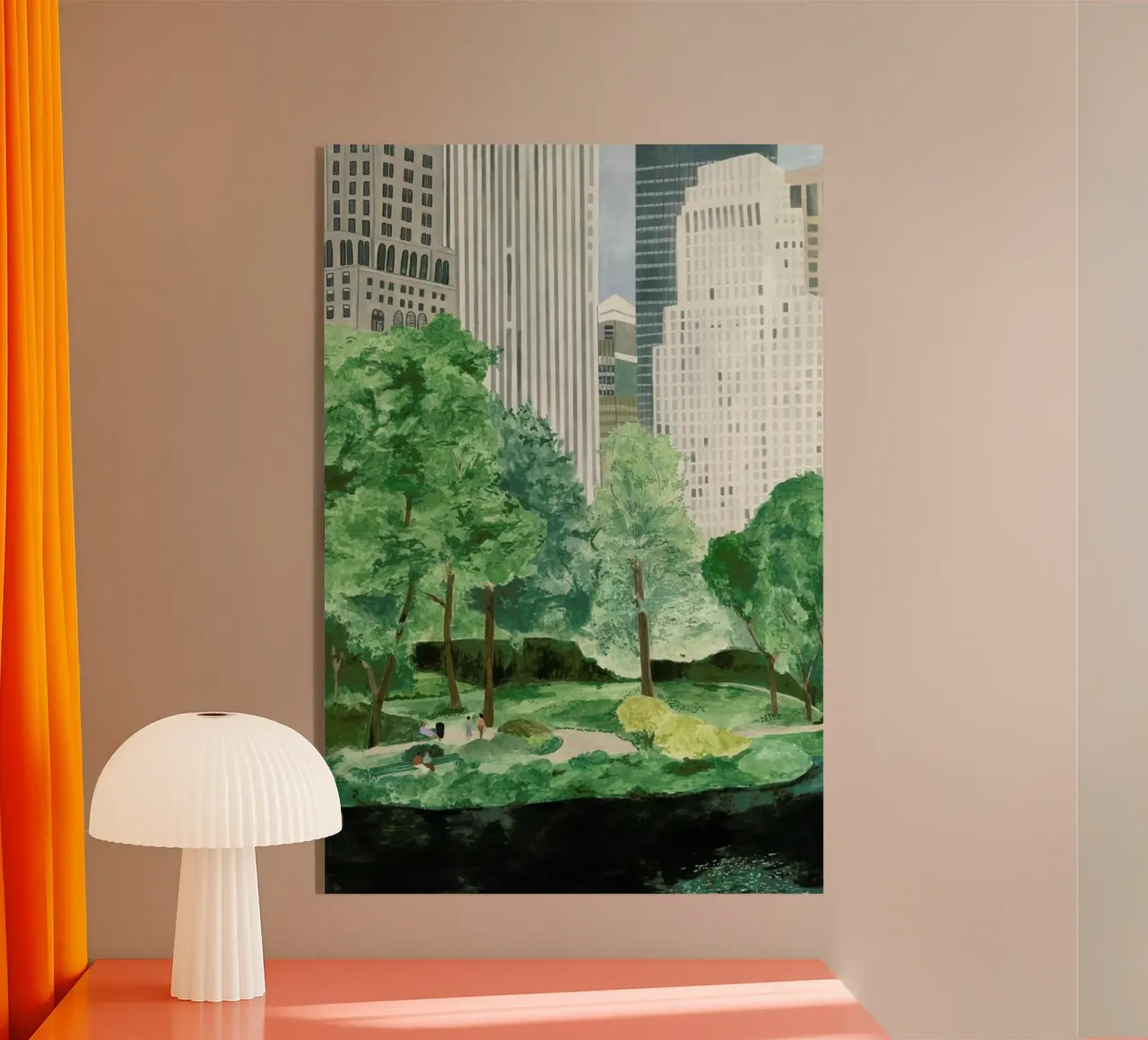 Central Park plexiglass da Isabelle Vandeplassche