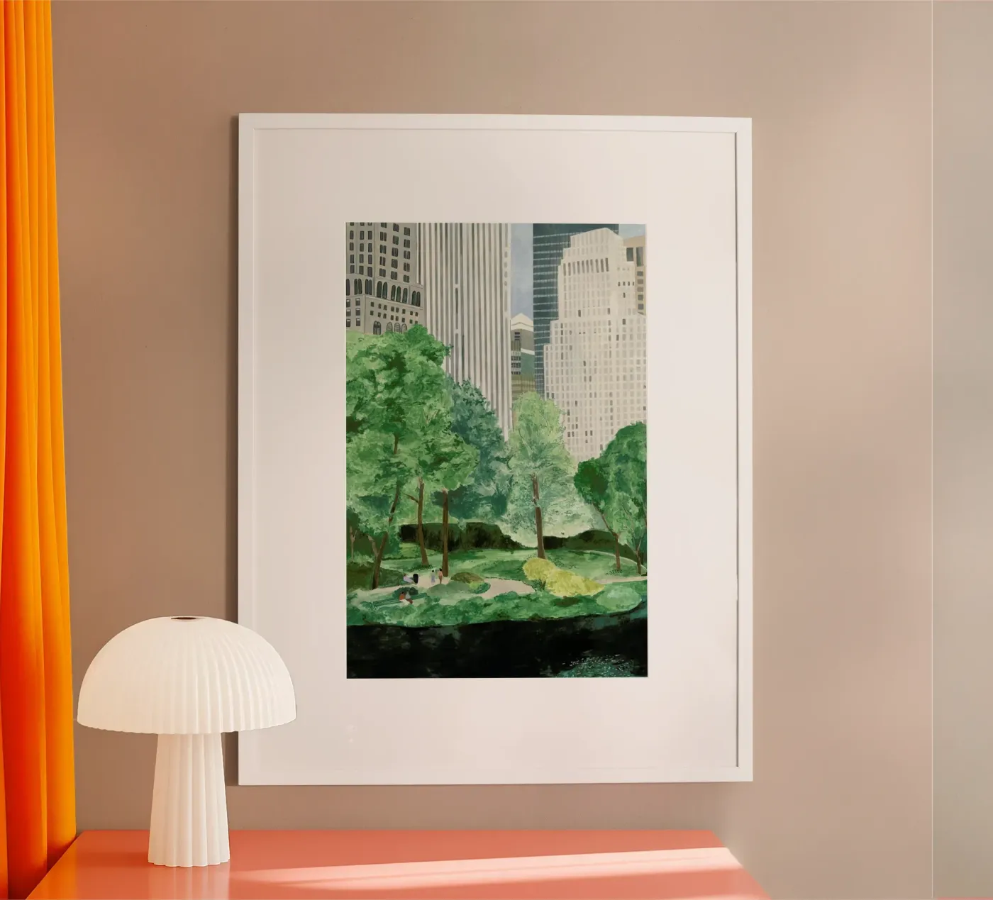 Central Park poster by Isabelle Vandeplassche
