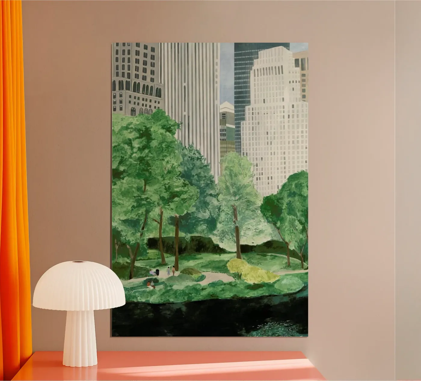 Central Park poster by Isabelle Vandeplassche