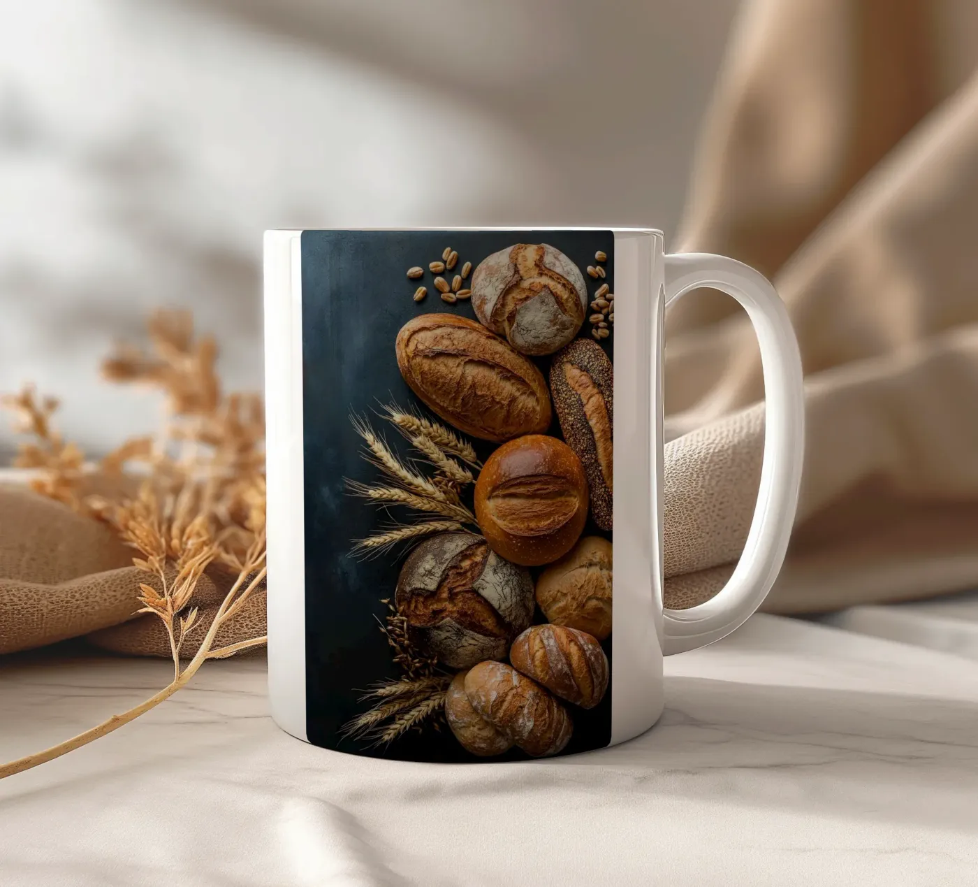 bread ceramic mug by Luke Yaeger