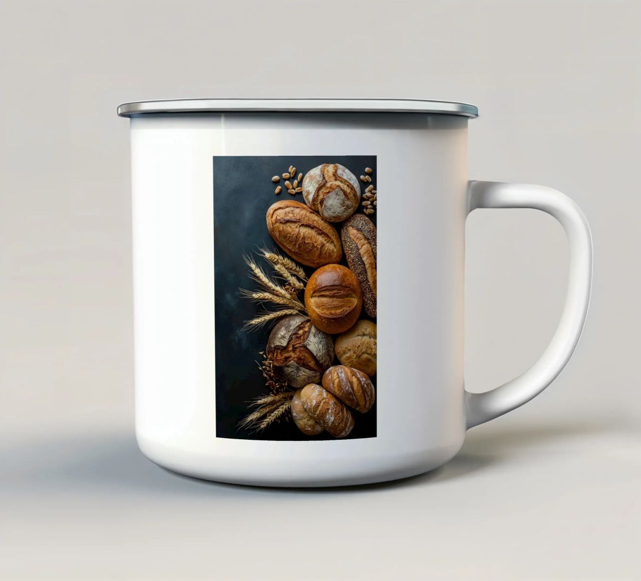 pane tazza in smalto da Luke Yaeger