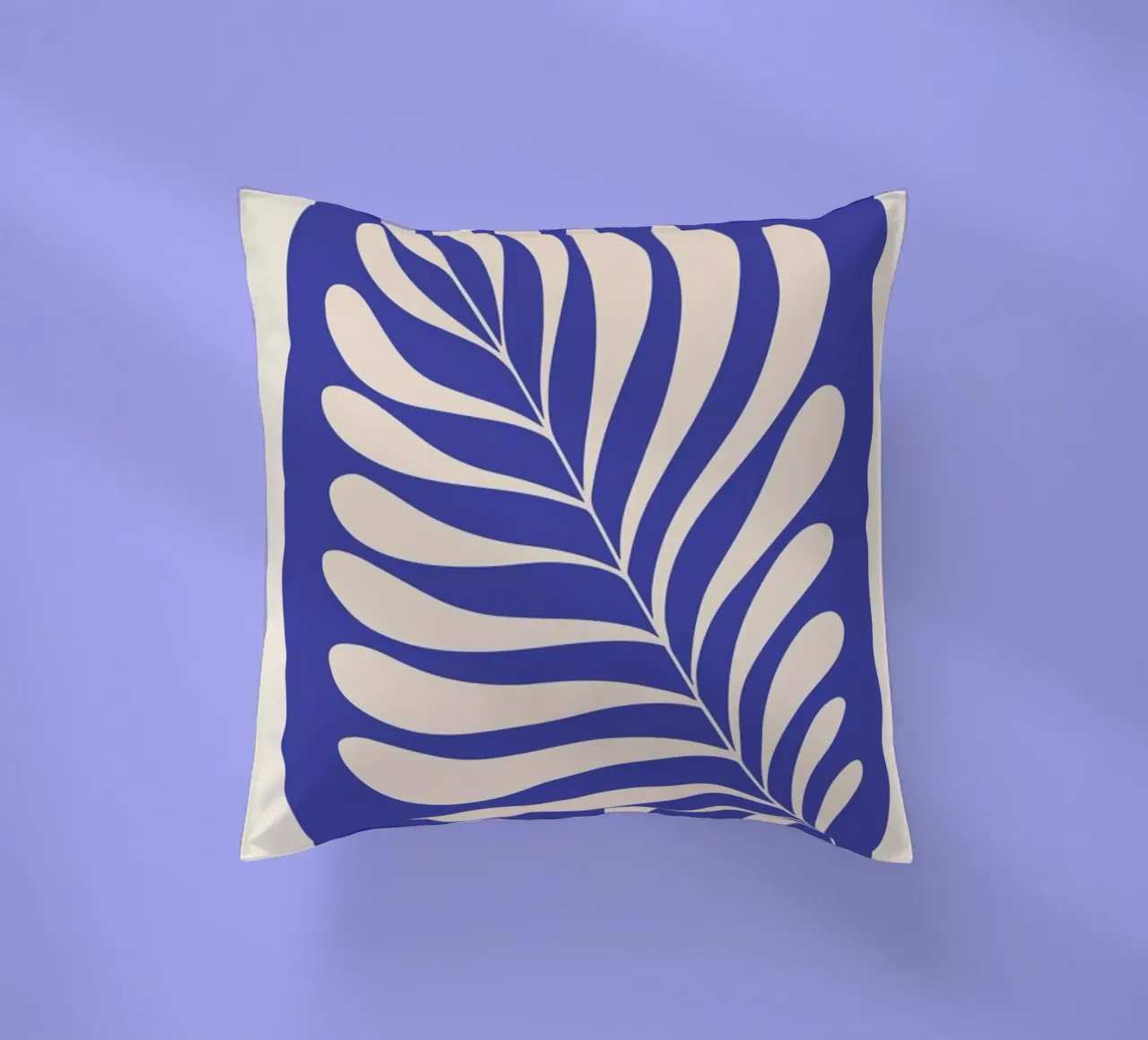 Fern in Blue cuscino da Pure