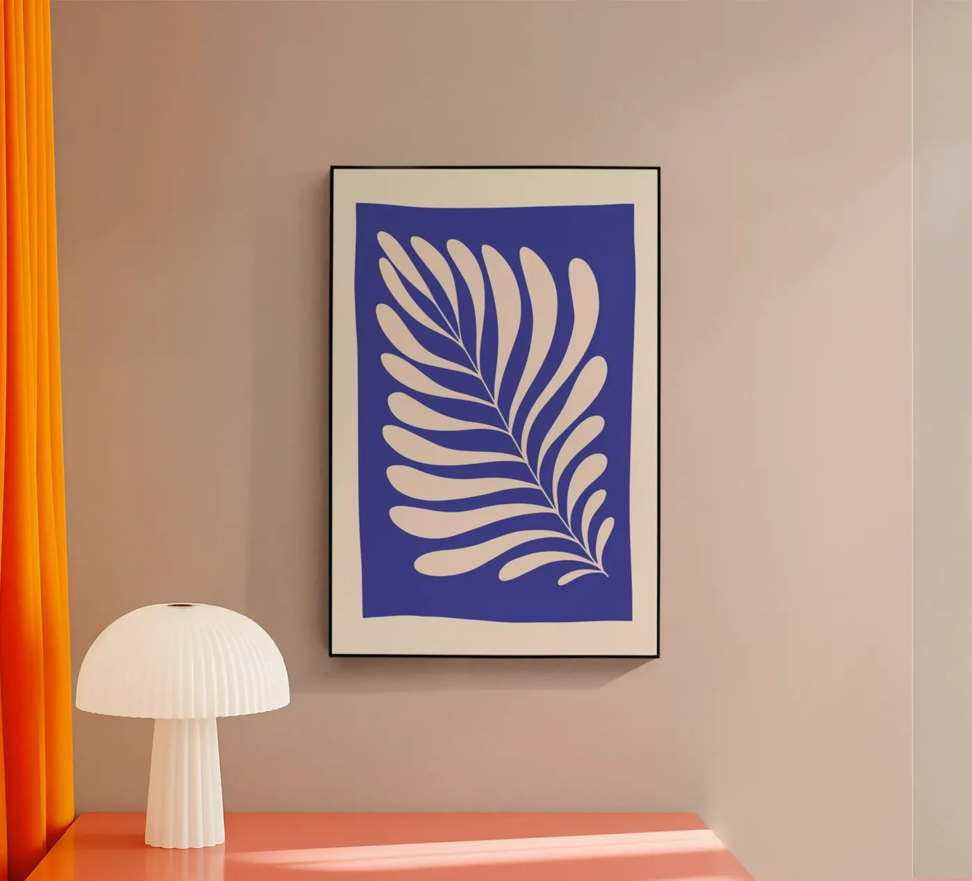Fern in Blue plexiglass da Pure