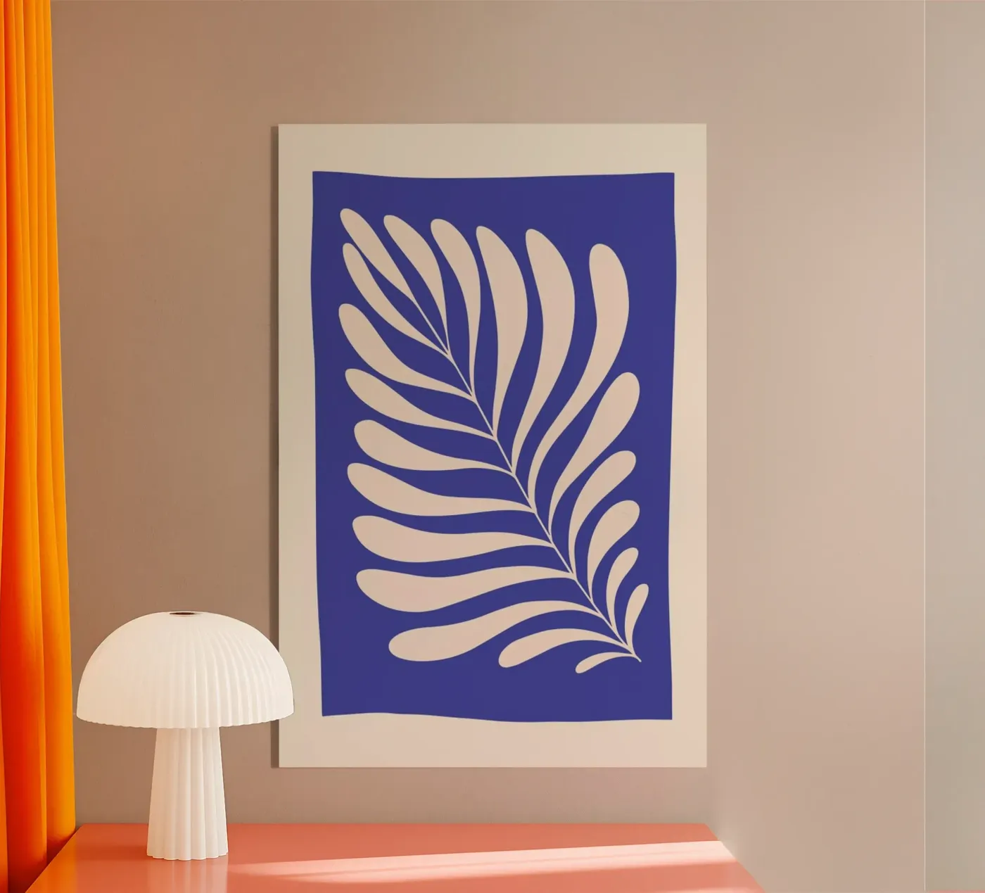 Fern in Blue plexiglass da Pure