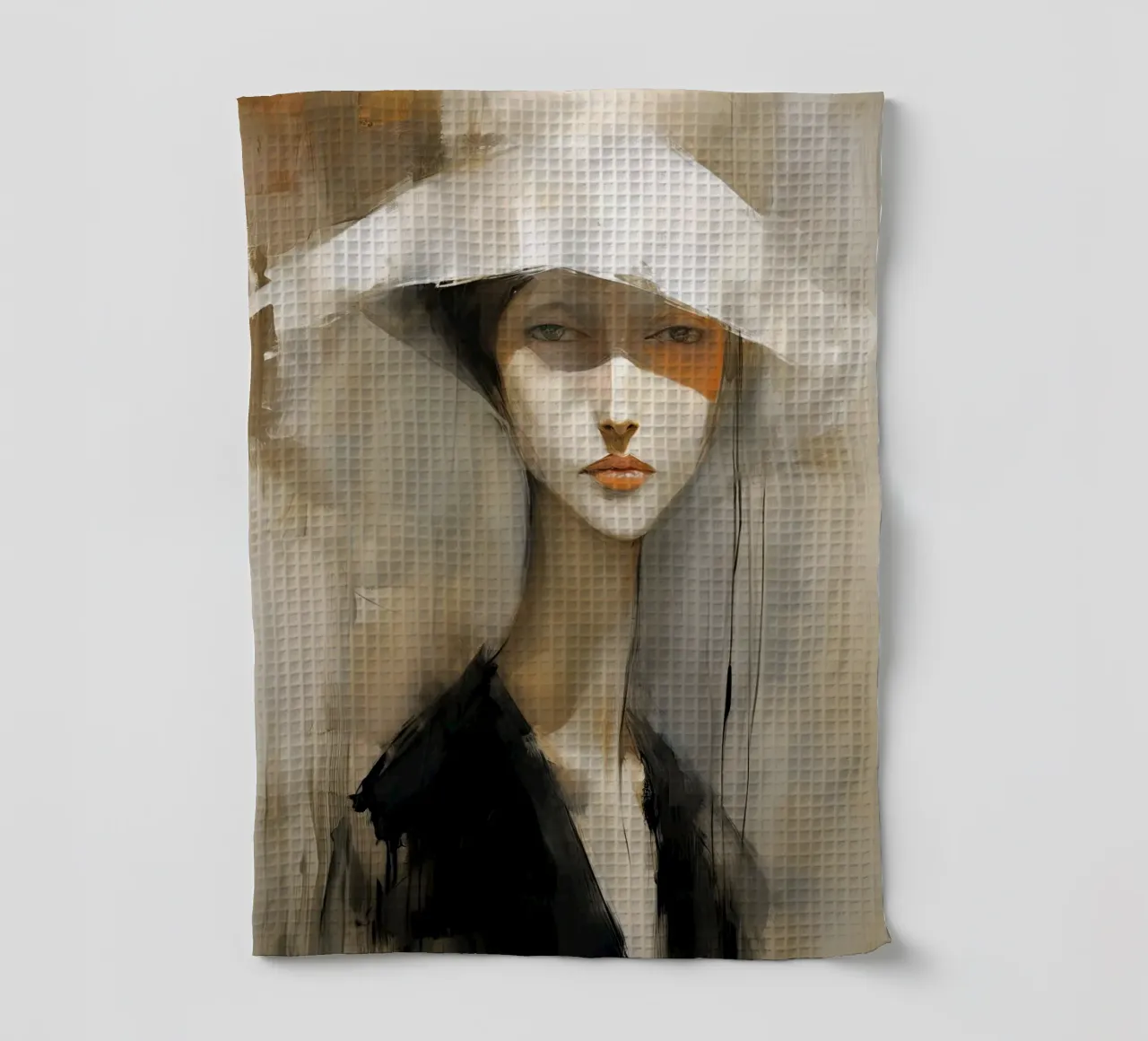 Abstract model 6 tea towel by Imagine