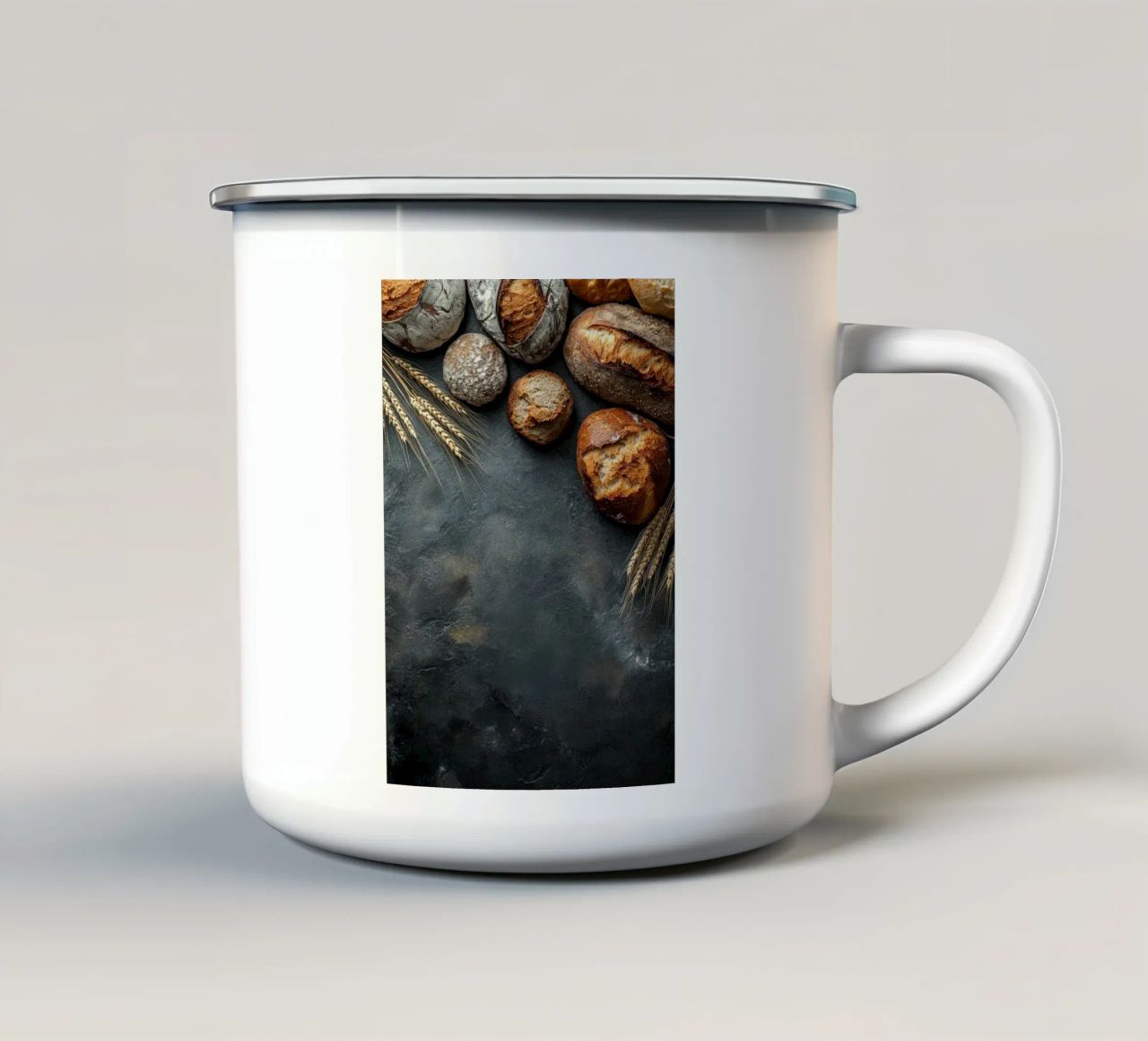 pane tazza in smalto da Luke Yaeger