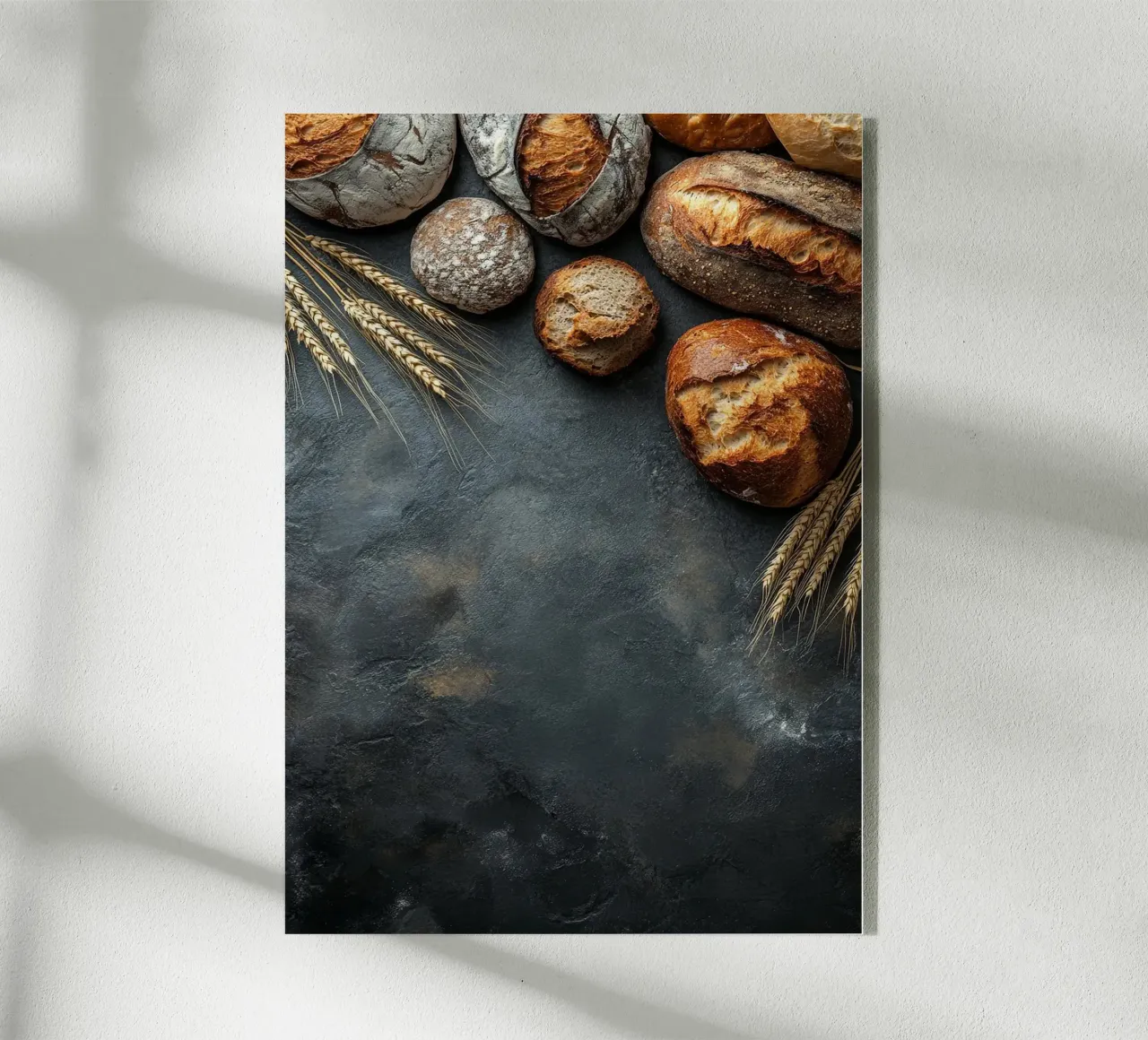 bread acrylic glass by Luke Yaeger