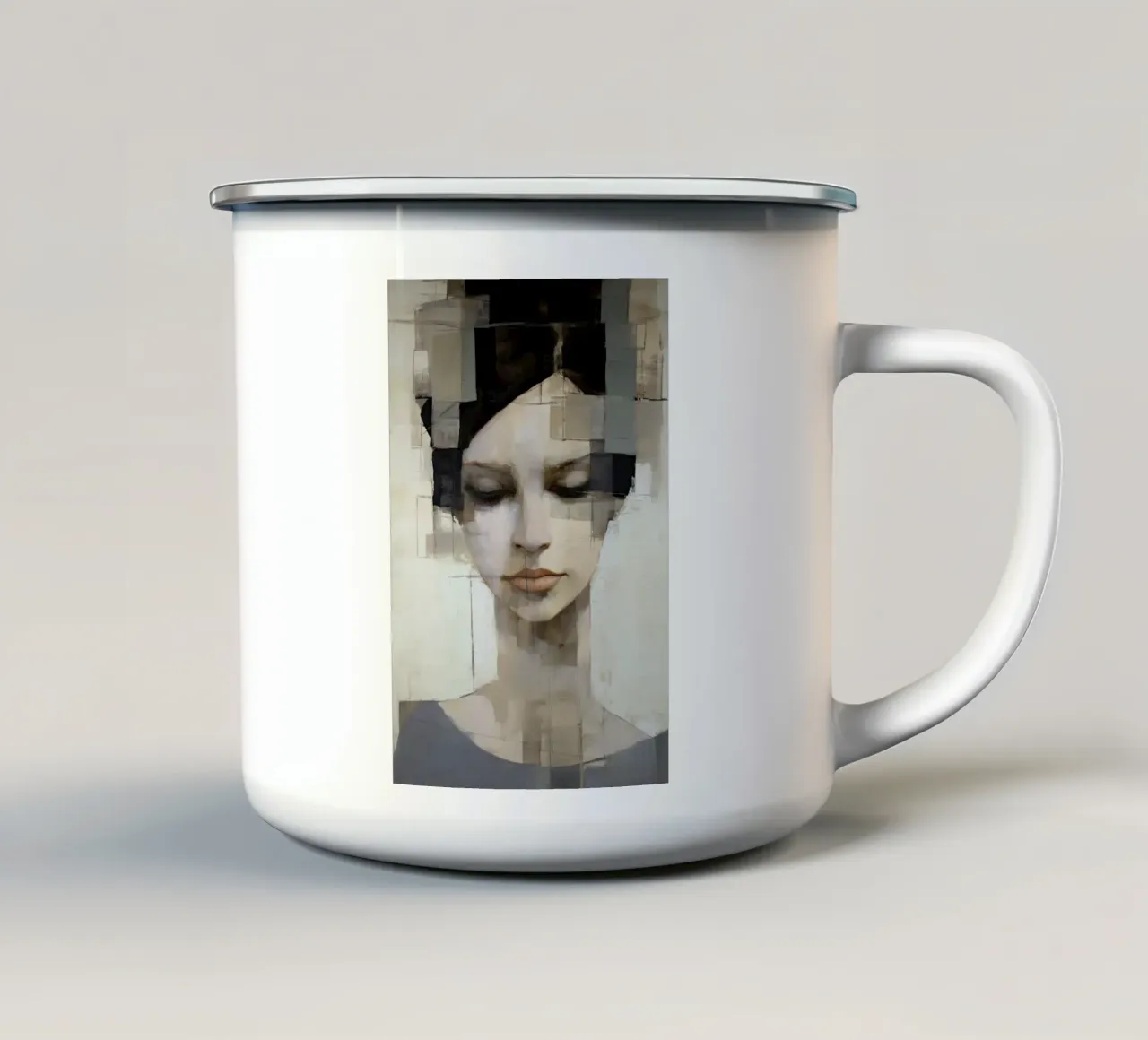 Arte da parete di Imagine tazza in smalto da Imagine