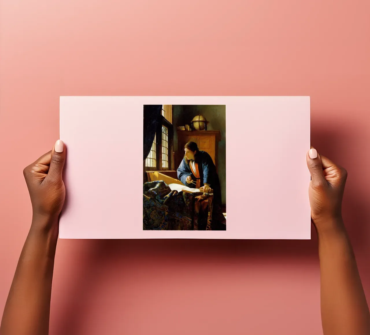 vermeer - a geographer studying maps sticker sheet by The Dinda