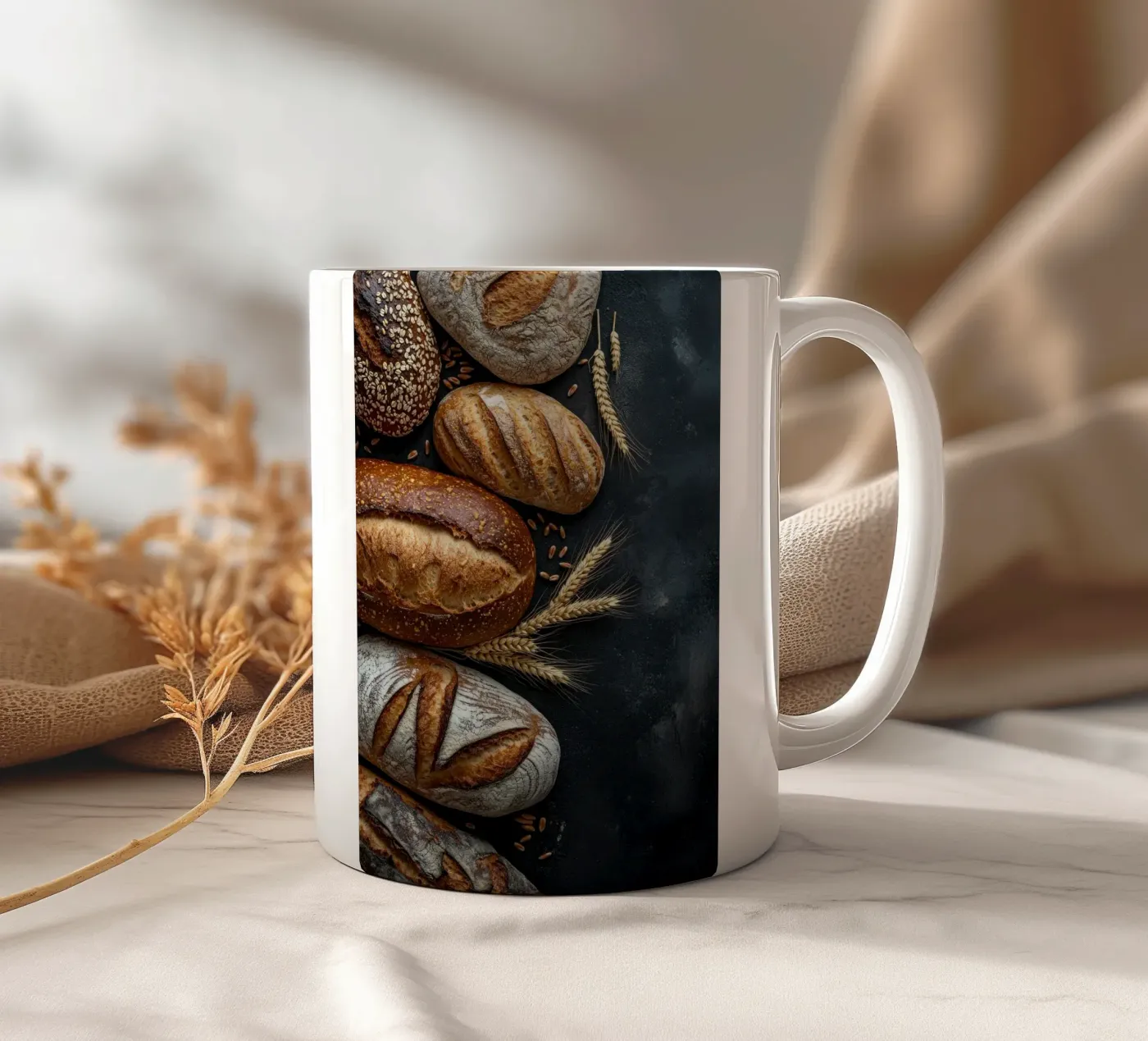 bread ceramic mug by Luke Yaeger