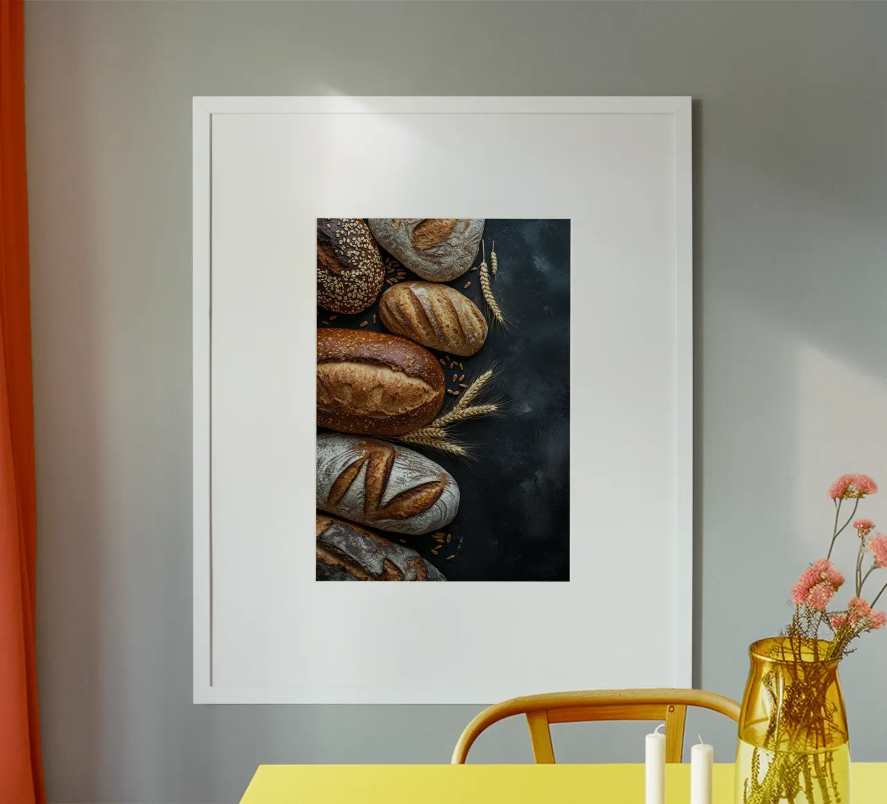 pane poster con telaio in legno da Luke Yaeger