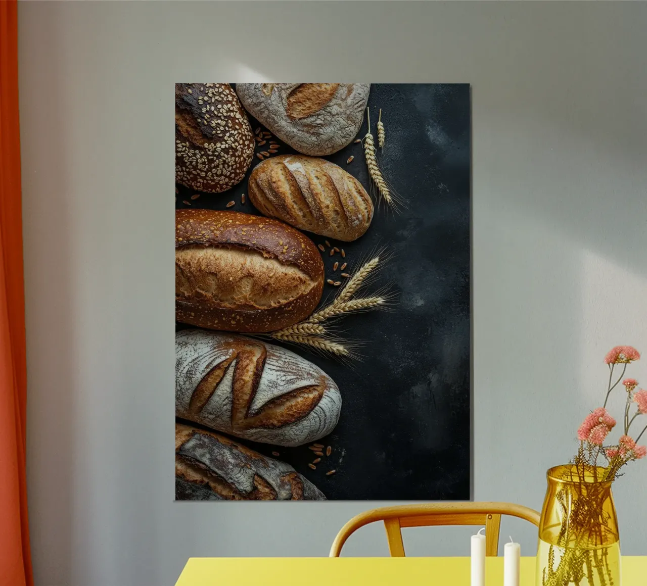 pane poster con telaio in legno da Luke Yaeger