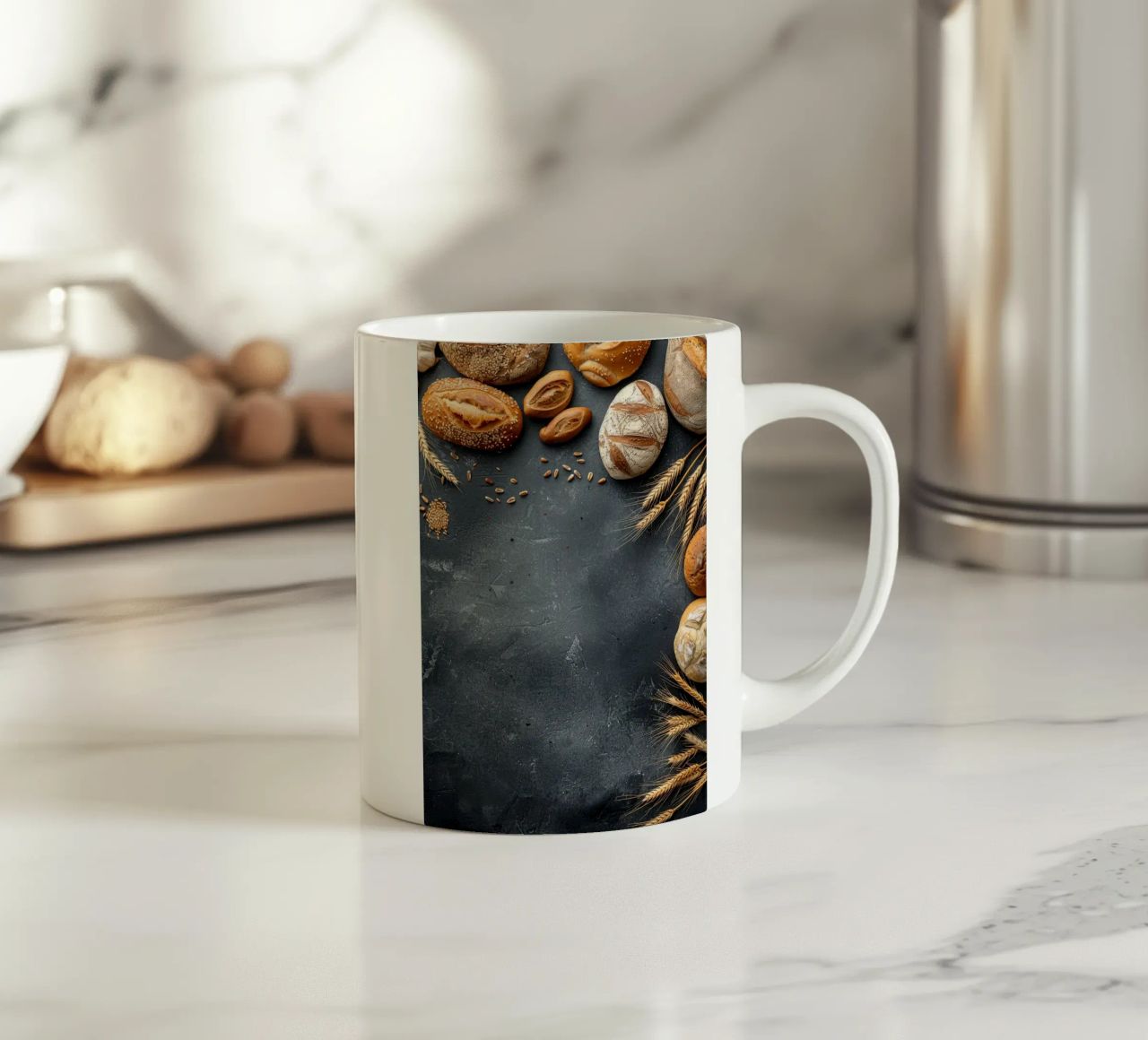 pane tazza in ceramica da Luke Yaeger