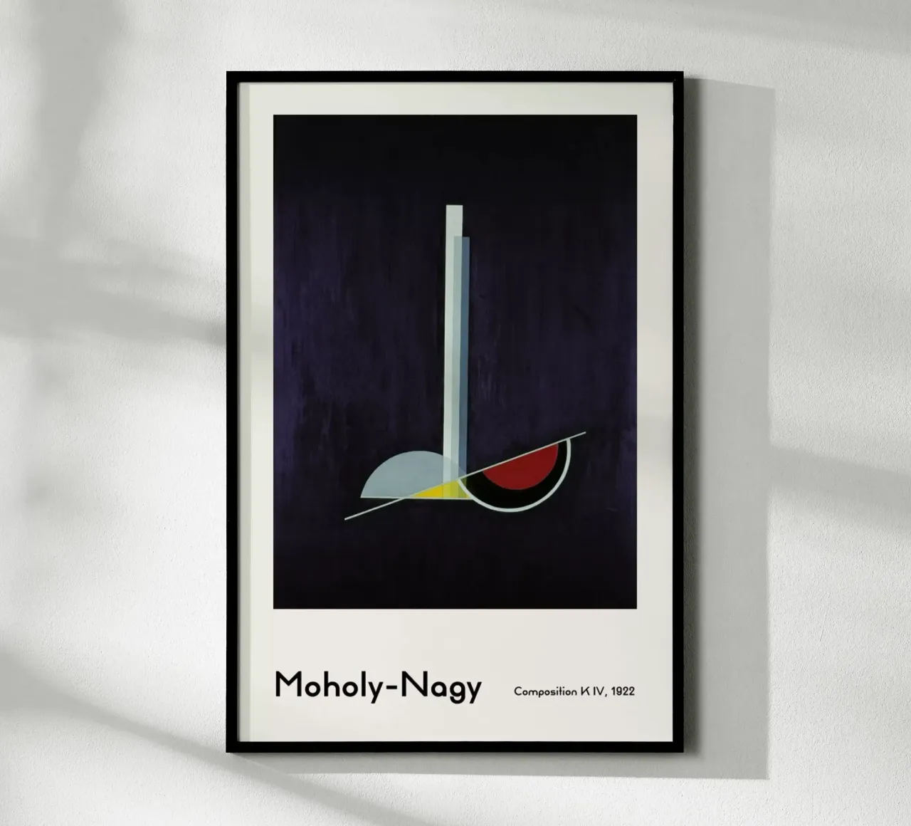 László Moholy-Nagy - Composition K IV poster con telaio in alluminio da ARTOTHEK