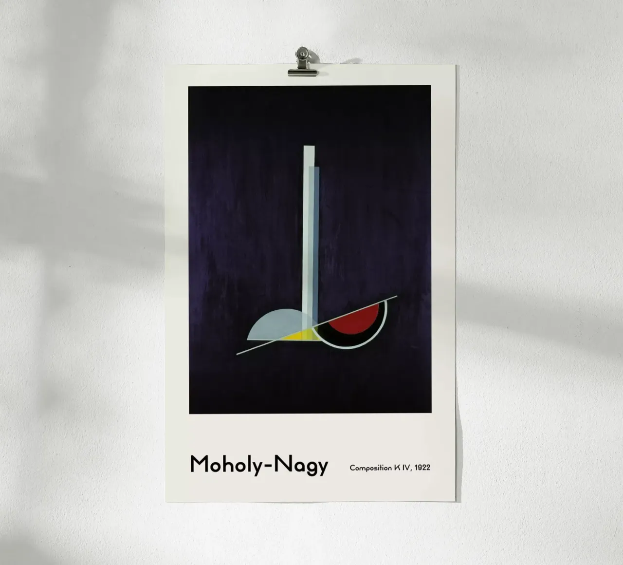 László Moholy-Nagy - Composition K IV poster con telaio in alluminio da ARTOTHEK
