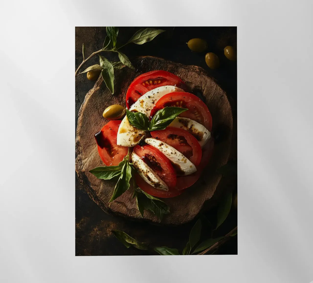 mozzarella pellicola backlit da Luke Yaeger