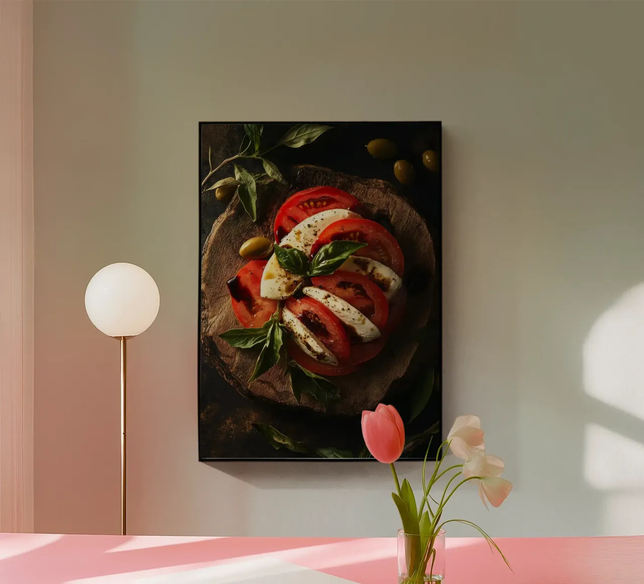 mozzarella plexiglass da Luke Yaeger