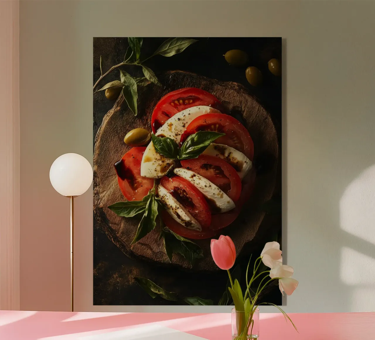 mozzarella plexiglass da Luke Yaeger