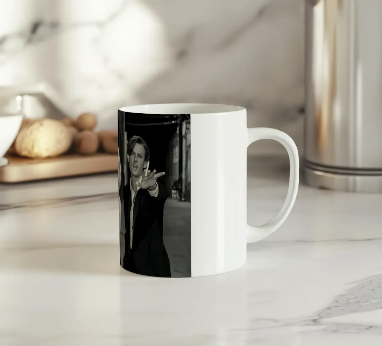 bionda e ragazzo tazza in ceramica da Danielshop