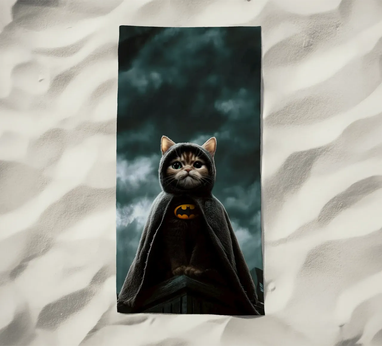 I am a Cat Batman Nr. 03 telo mare da lazydaypaper