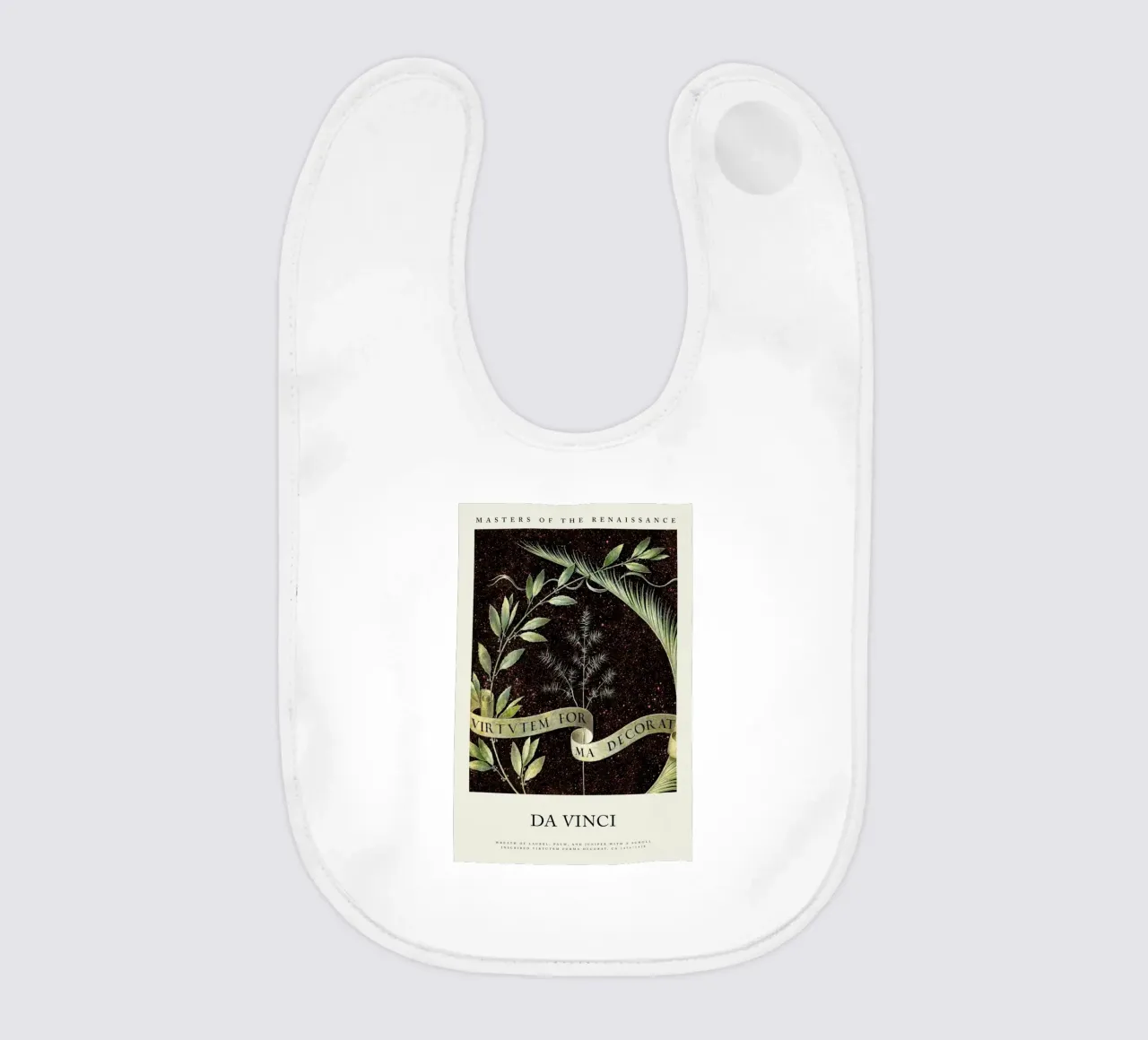 da Vinci - Wreath of Laurel, Palm, and Juniper bavaglino da Vintage by JUNIQE