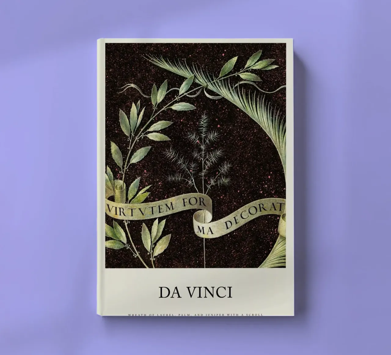 da Vinci - Wreath of Laurel, Palm, and Juniper diario da Vintage by JUNIQE