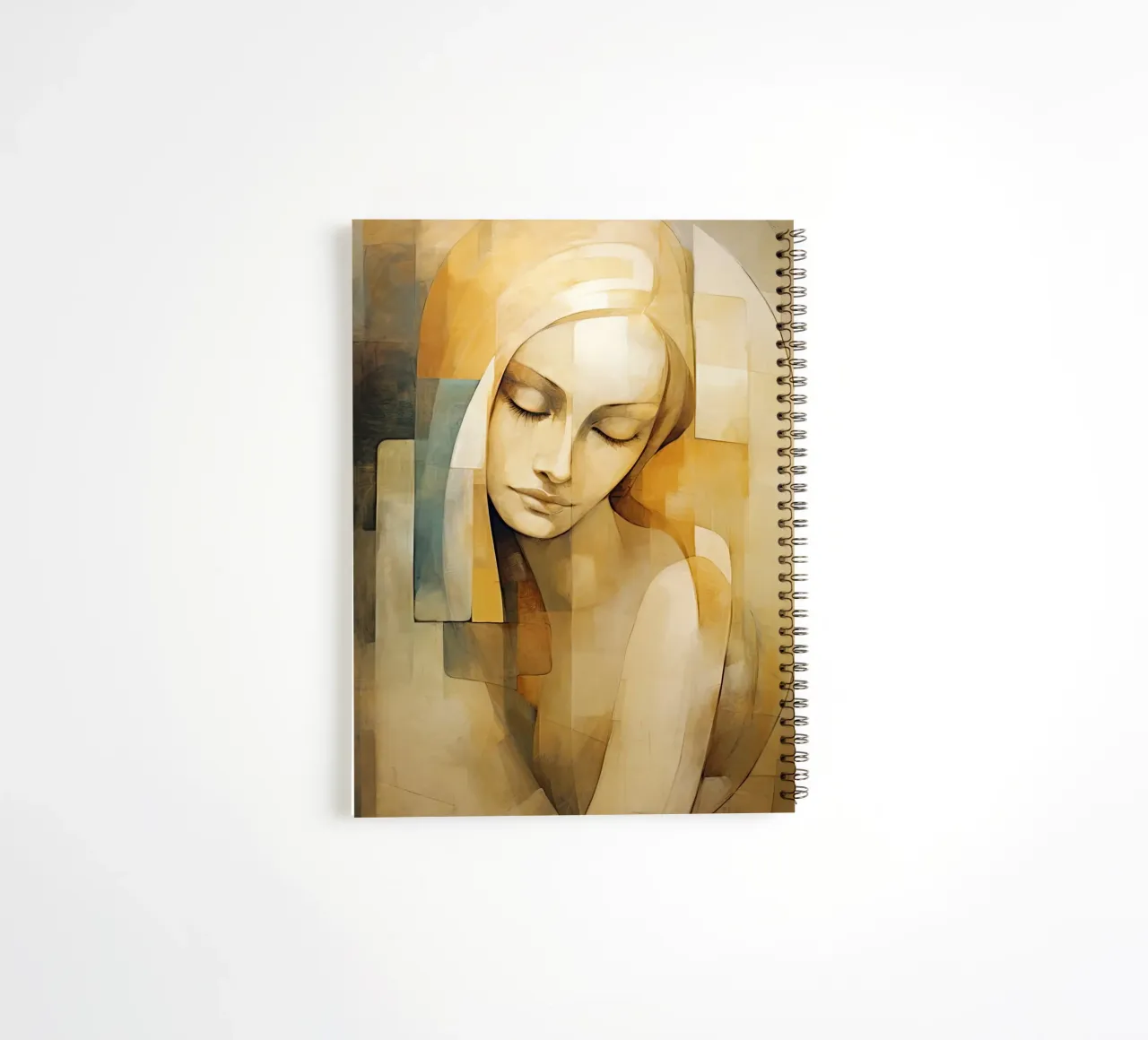 Abstract model 4 spiral notebook by Imagine