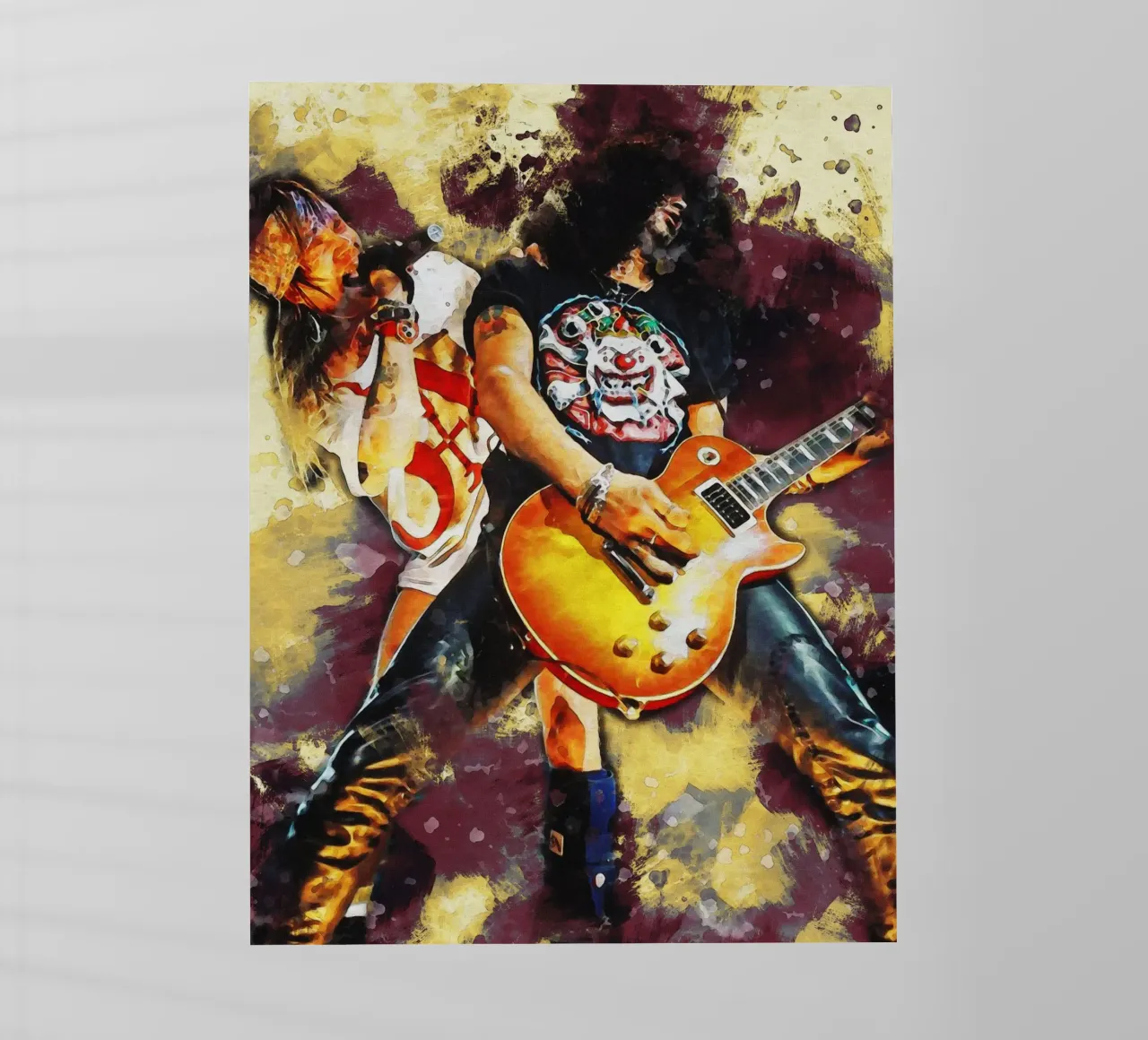 Sbaffo di Slash e Axl Rose pellicola backlit da Gunawan Rb