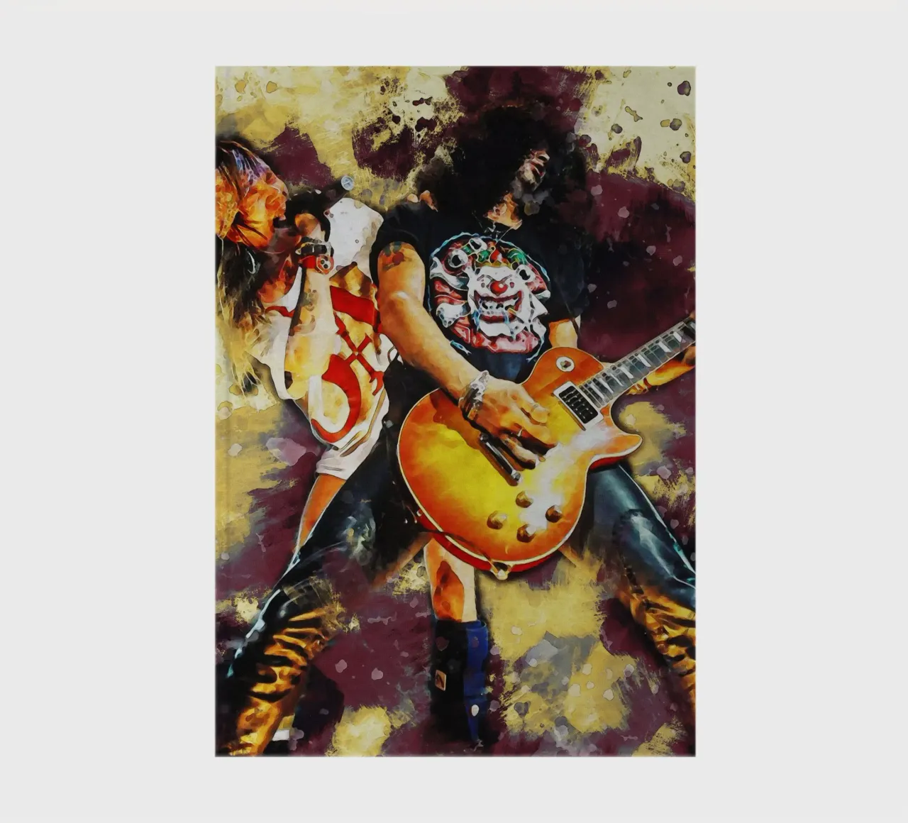 Smudge of Slash and Axl Rose notebook by Gunawan Rb