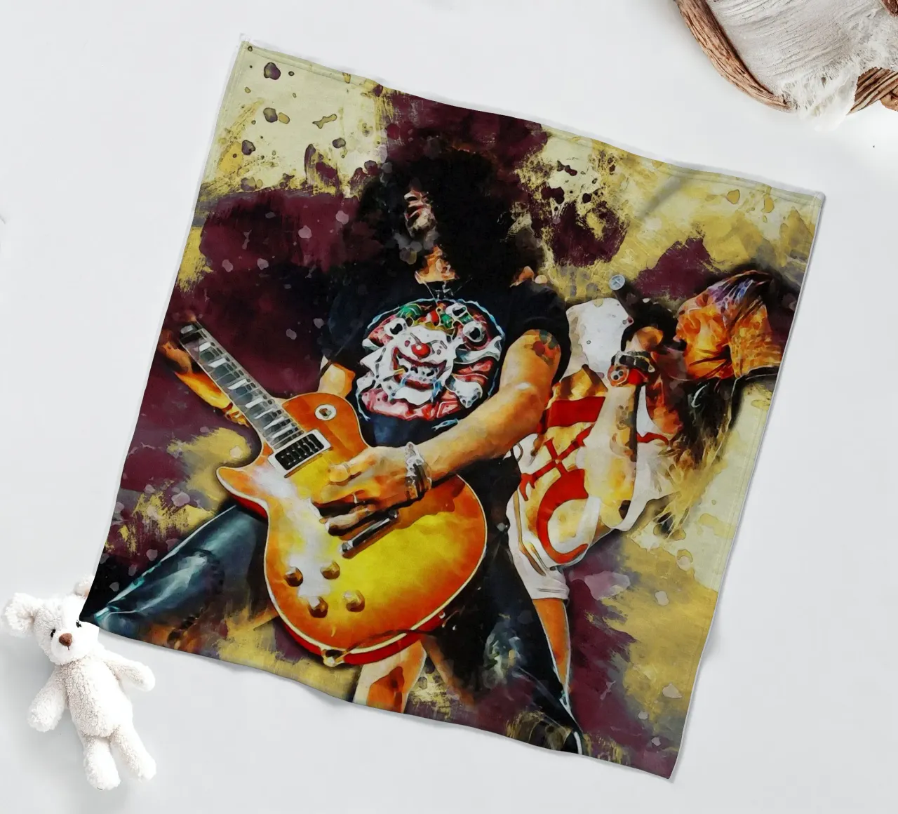 Sbaffo di Slash e Axl Rose coperta in pile da Gunawan Rb