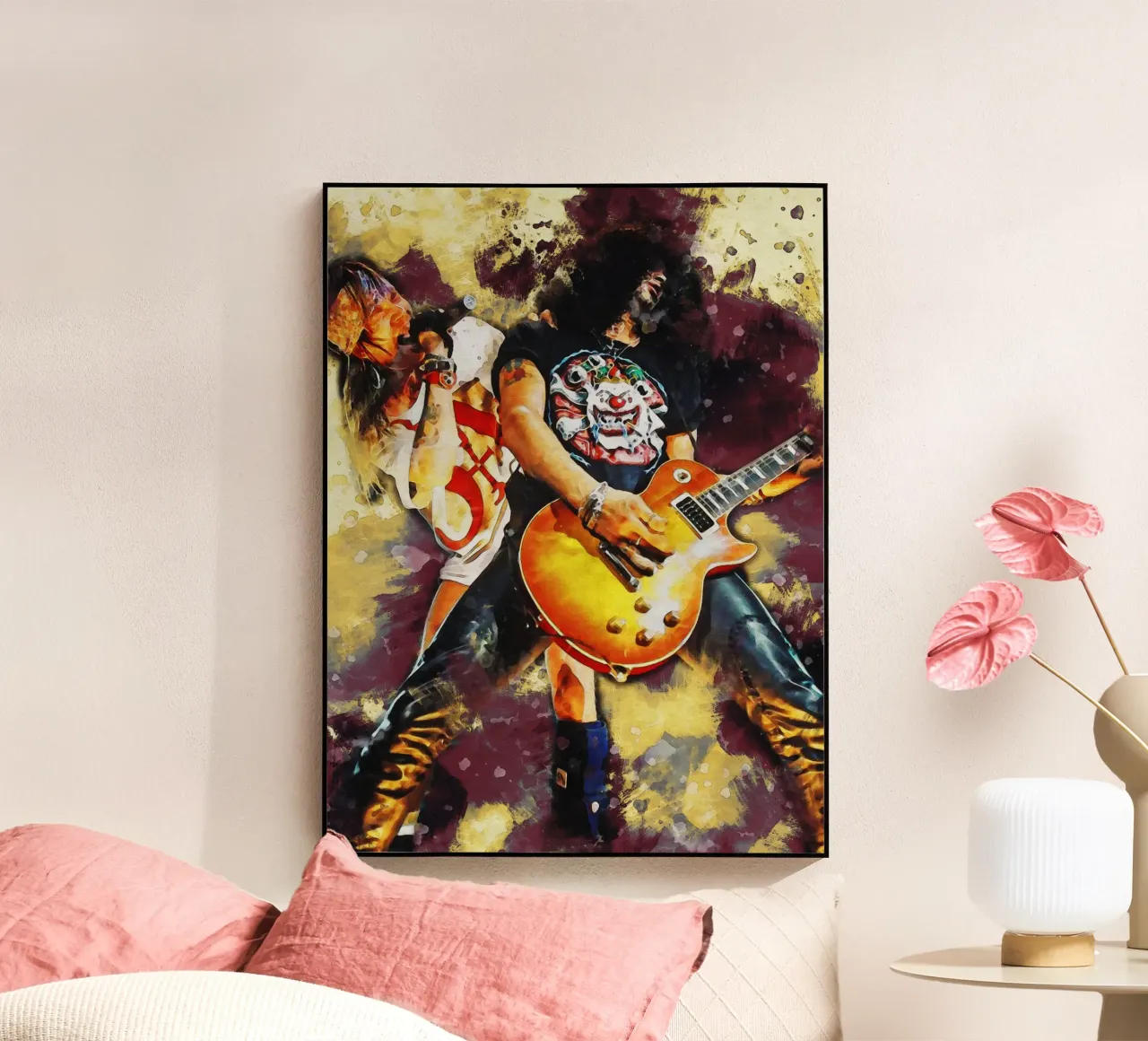 Sbaffo di Slash e Axl Rose plexiglass da Gunawan Rb