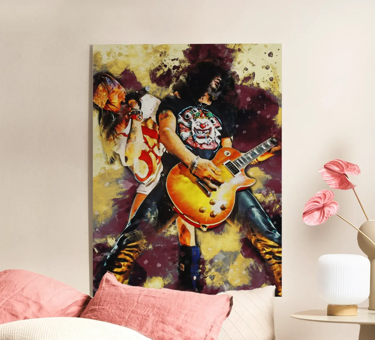 Sbaffo di Slash e Axl Rose plexiglass da Gunawan Rb