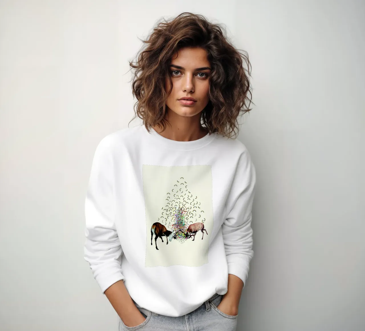 creating rainbows sweatshirt by Brian Buckley