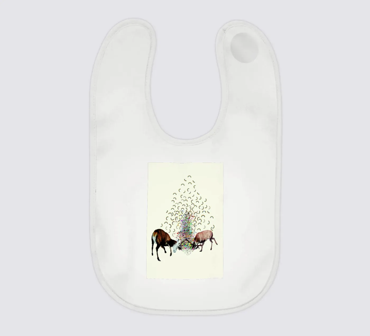 creating rainbows baby bib by Brian Buckley