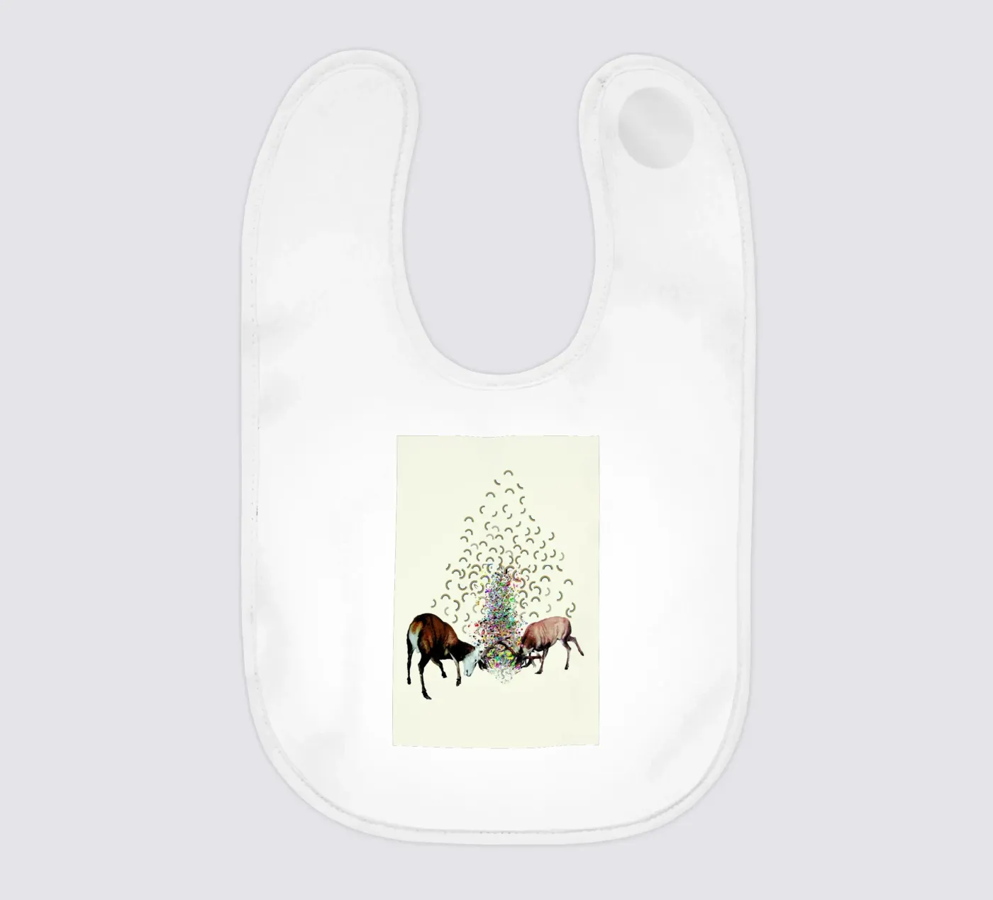 creating rainbows baby bib by Brian Buckley
