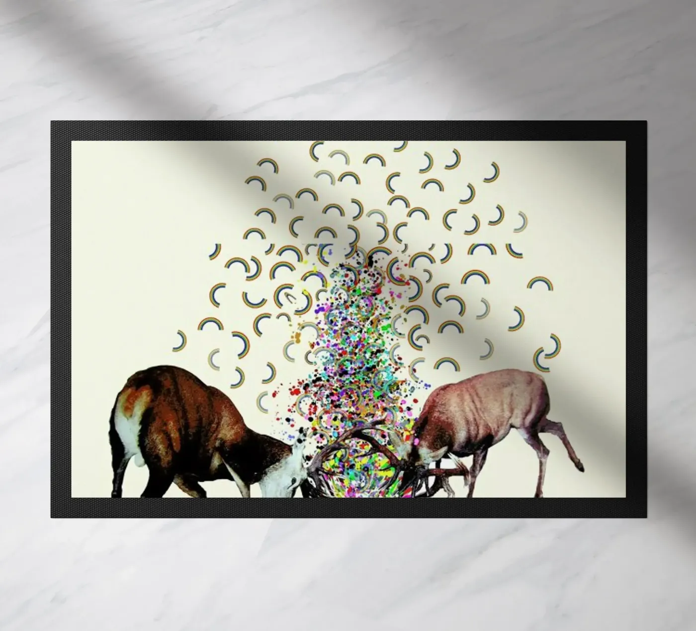 creating rainbows doormat by Brian Buckley