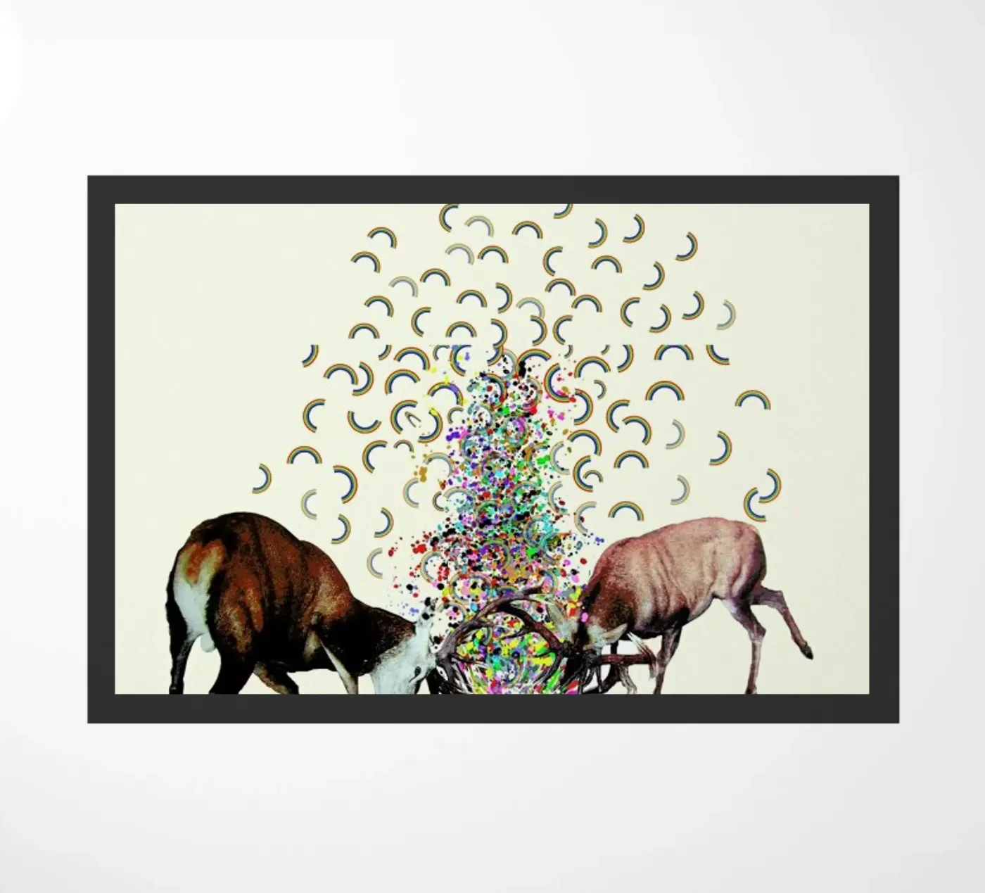 creating rainbows doormat by Brian Buckley