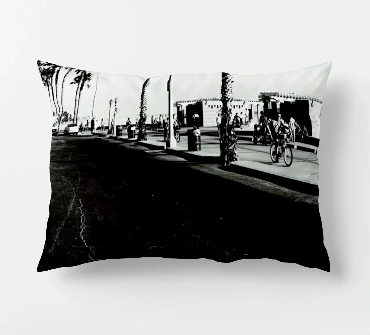 Los Angeles In 1998 Kissen von Sebastian Hilgetag