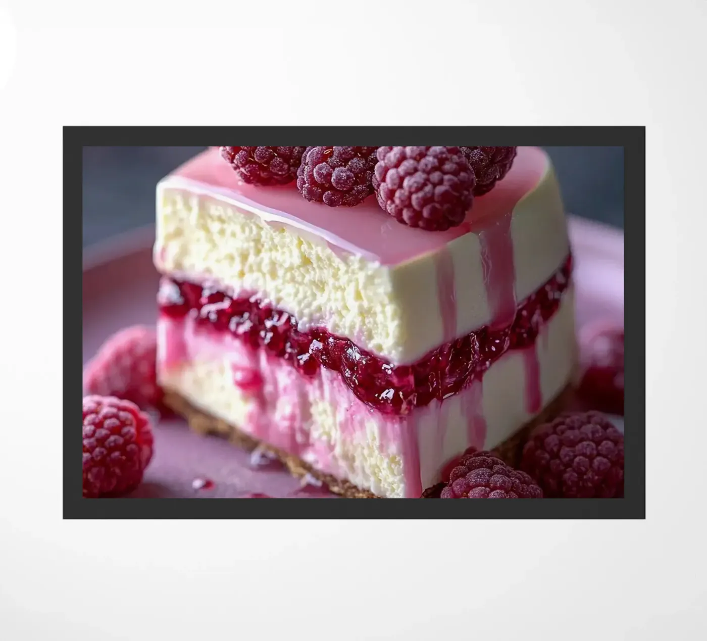 raspberry cheesecake paillasson de Luke Yaeger