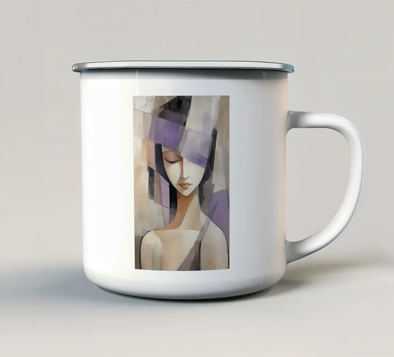Arte da parete di Imagine tazza in smalto da Imagine