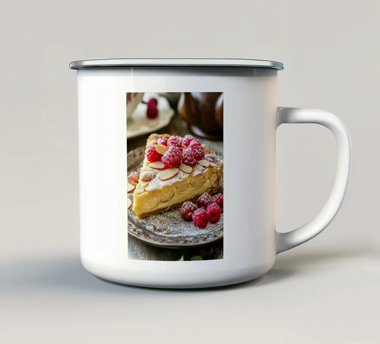lamponi tazza in smalto da Luke Yaeger