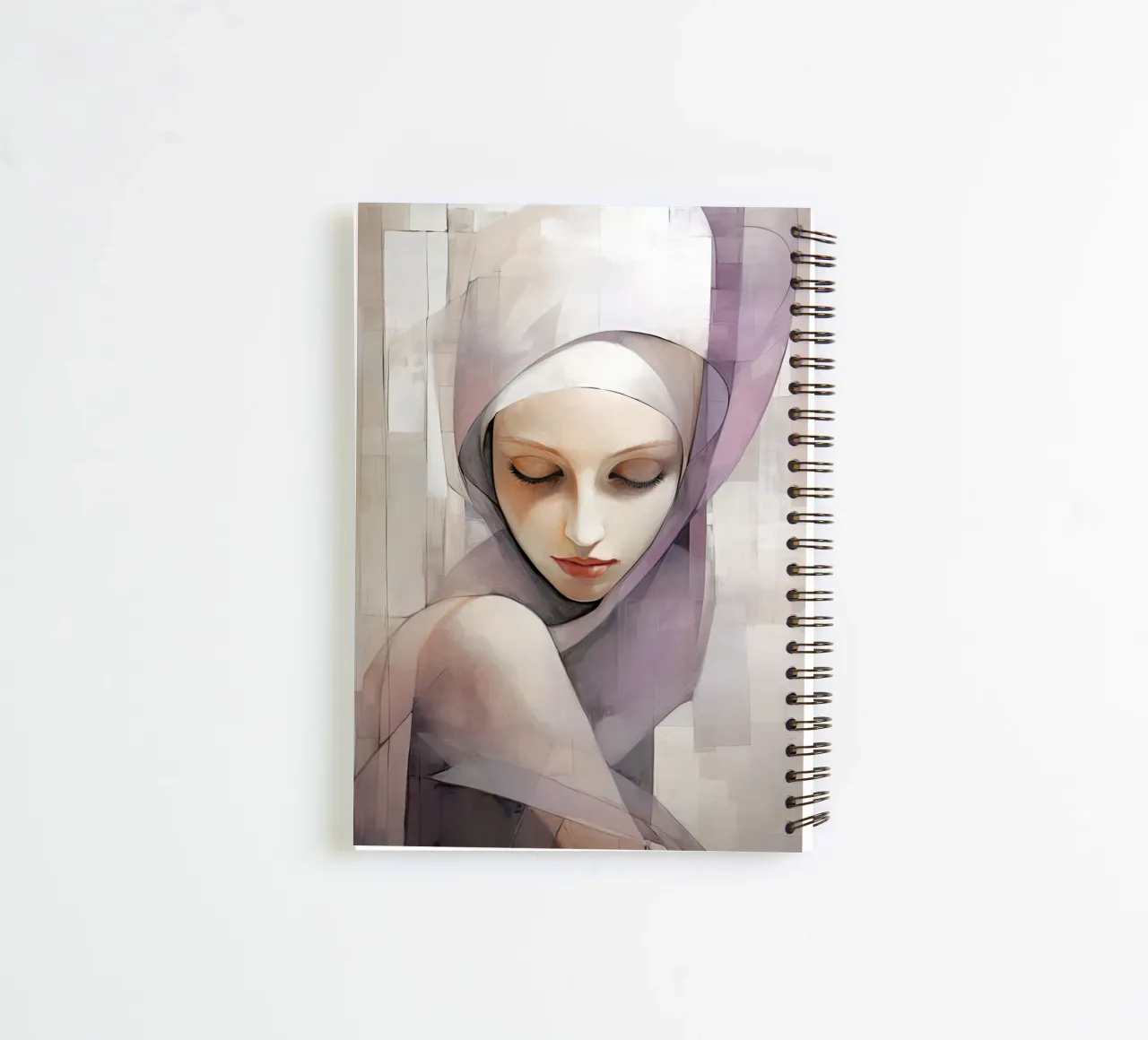 Abstract model spiral notebook by Imagine