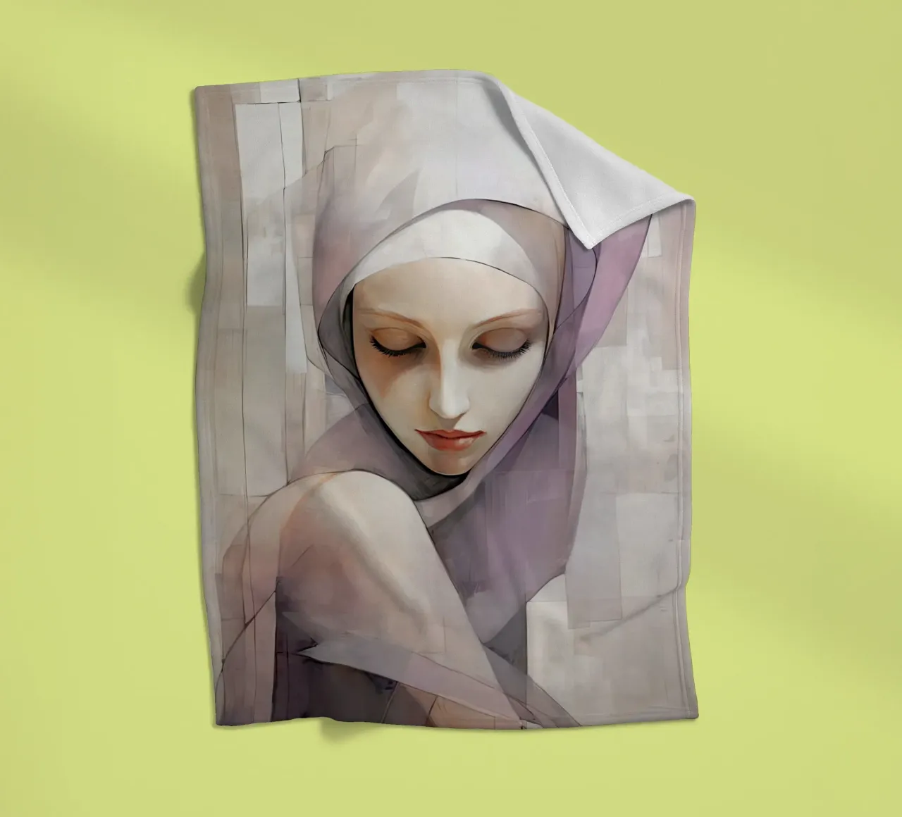 Modello astratto coperta in pile da Imagine