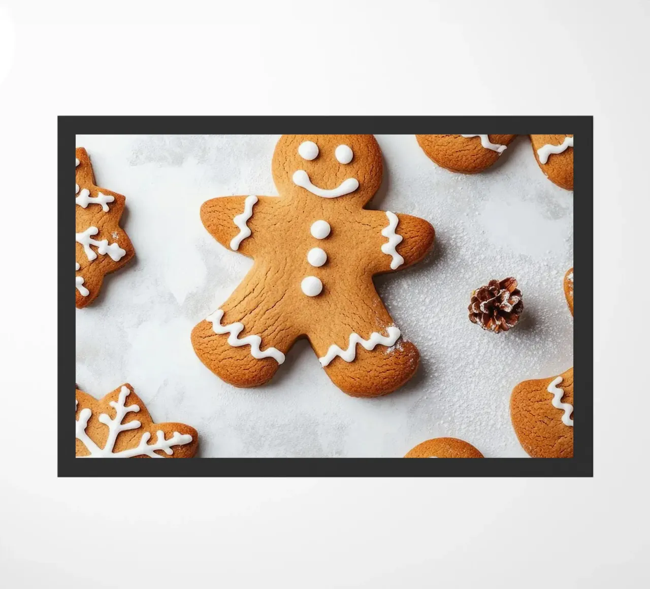 gingerbread doormat by Luke Yaeger