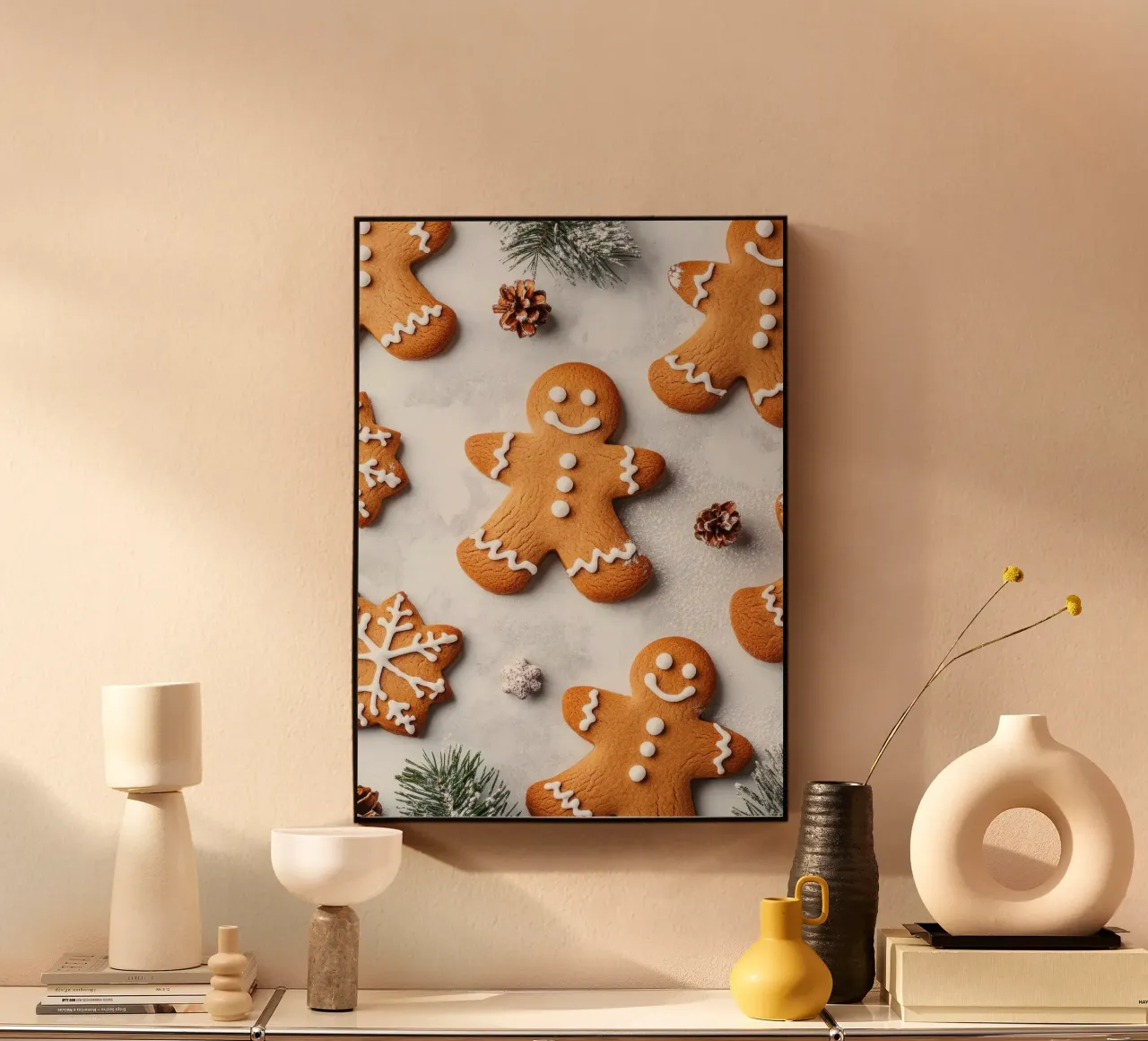 gingerbread acryl van Luke Yaeger