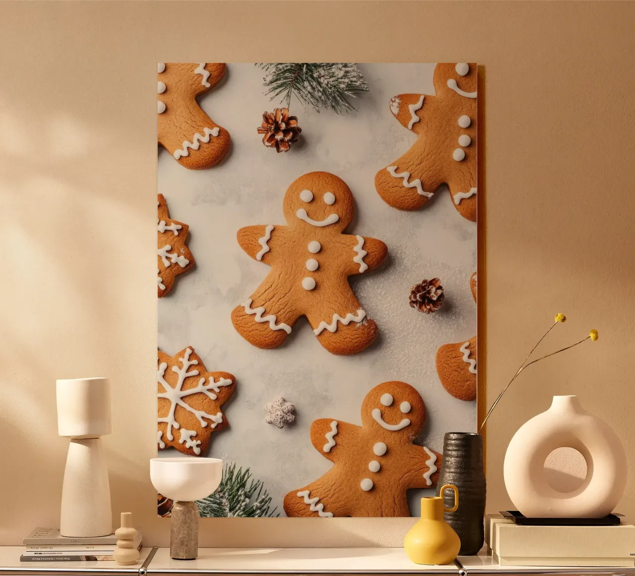 gingerbread acryl van Luke Yaeger