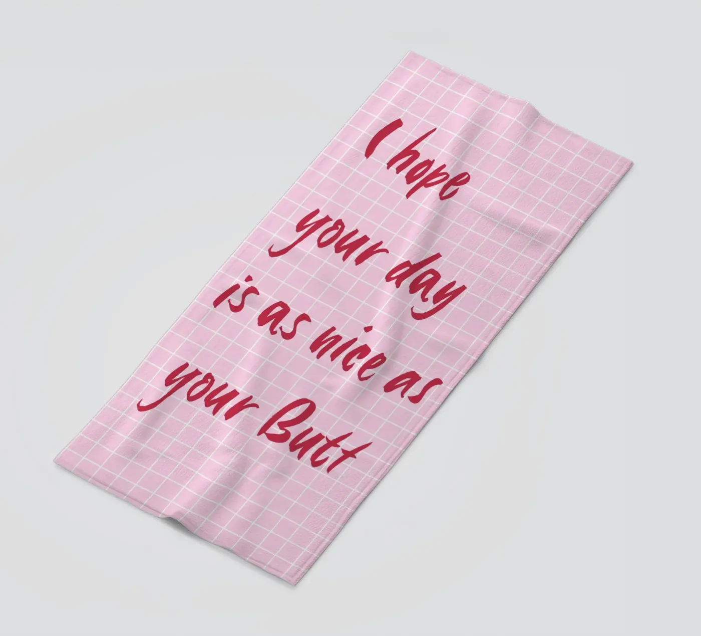 Nice Butt strandhanddoek van Poster Print Studio