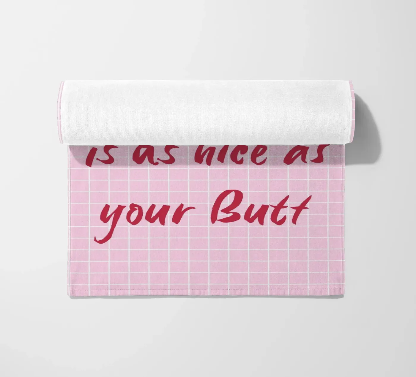 Nice Butt strandhanddoek van Poster Print Studio