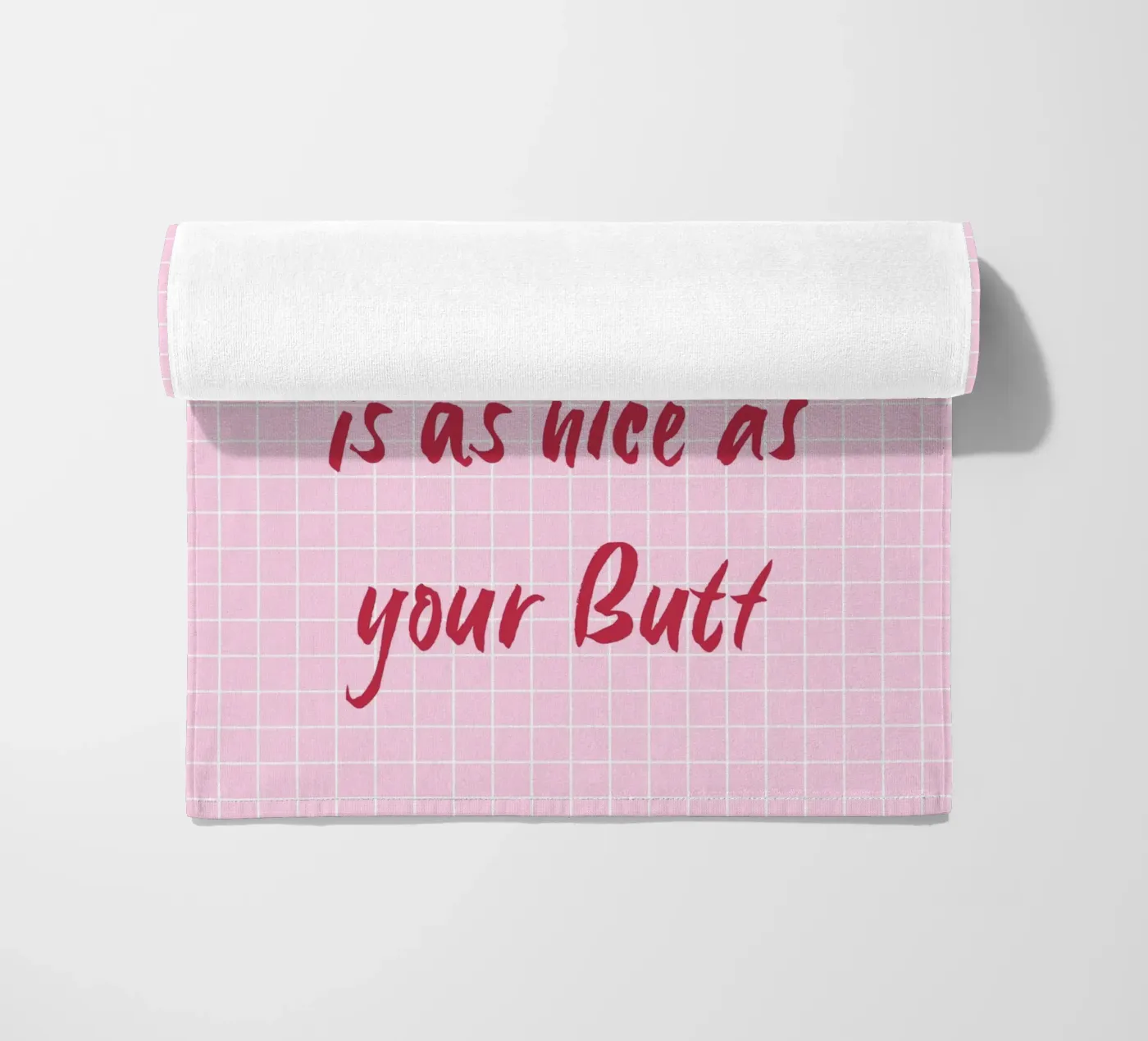 Nice Butt strandhanddoek van Poster Print Studio